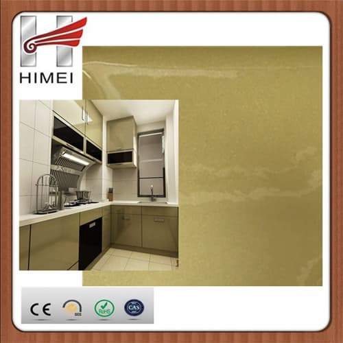 Fashionable laminated metal sheets for kitchen equipment